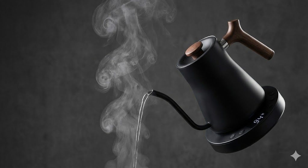 Fellow Stagg EKG：湯を注ぐ行為における、流体力学と美学。