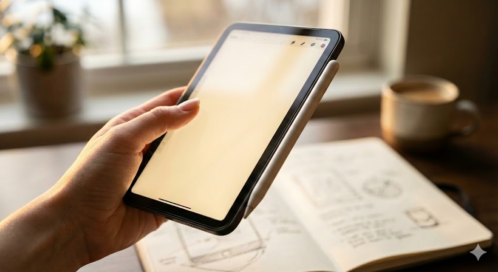 IPad miniは、片手で持てる「クライアント」である。