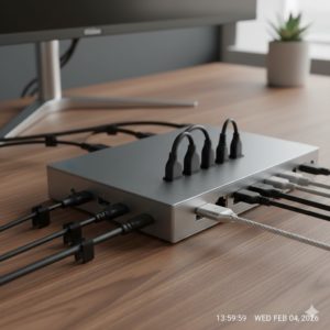 ケーブル一本で、世界と接続する。d