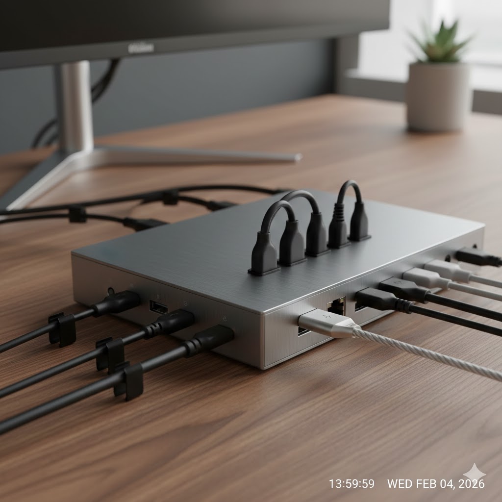 ケーブル一本で、世界と接続する。d