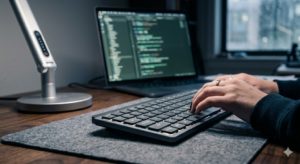 思考と出力のレイテンシをゼロにする。Keychron K7とロープロファイルの必然性。